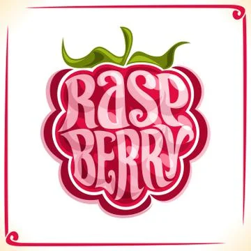 Vector logo for Raspberry Stock Illustration