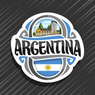 Vector logo for Republic of Argentina Stock Illustration