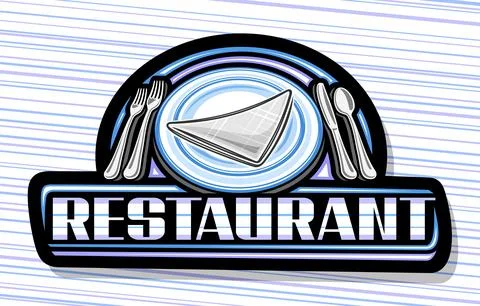 Vector logo for Restaurant Illustrazione stock