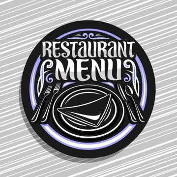 Vector logo for Restaurant Menu Illustrazione stock