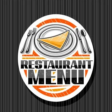 Vector logo for Restaurant Menu Stock Illustration