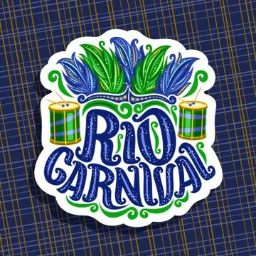 Vector logo for Rio Carnival イラスト素材