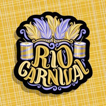 Vector logo for Rio Carnival Stock Illustration