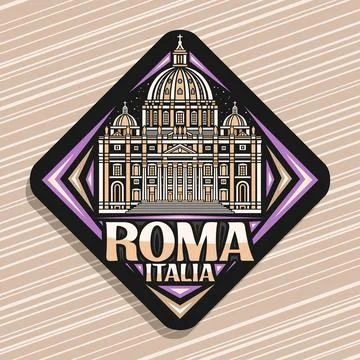 Vector logo for Roma Stock Illustration