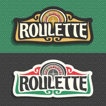 Vector logo for Roulette Stock Illustration