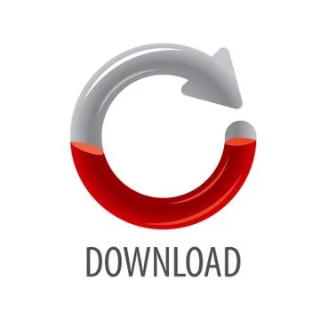 Vector logo round vessel for download Ilustración de archivo