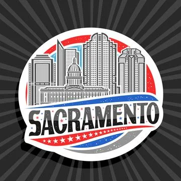 Vector logo for Sacramento Stock Illustration