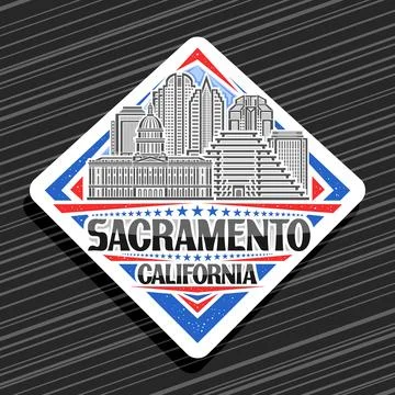Vector logo for Sacramento Stock Illustration