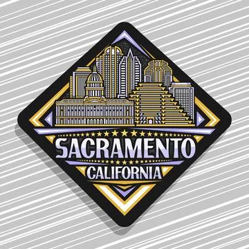 Vector logo for Sacramento Stock Illustration