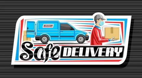 Vector logo for Safe Delivery Stock Illustration
