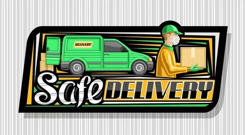 Vector logo for Safe Delivery Stock Illustration