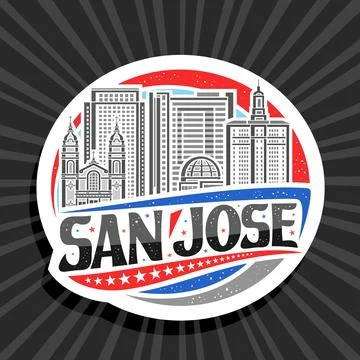 Vector logo for San Jose Stock Illustration