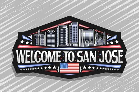 Vector logo for San Jose Stock Illustration