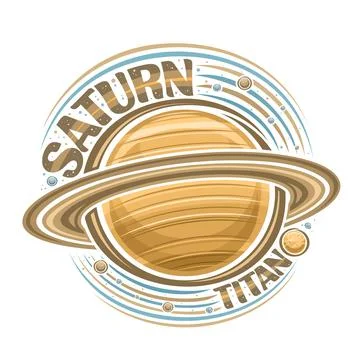 Vector logo for Saturn Stock Illustration