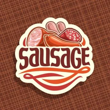 Vector logo for Sausage Stock Illustration