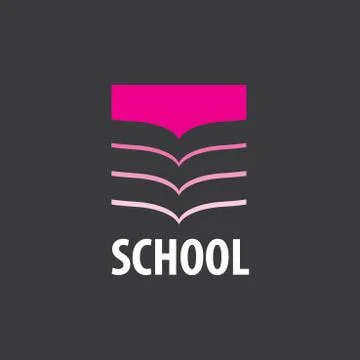 Vector logo school 库存插图