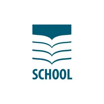 Vector logo school Stock Illustration