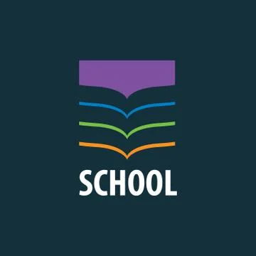 Vector logo school Stock Illustration