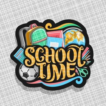Vector logo for School Stock Illustration