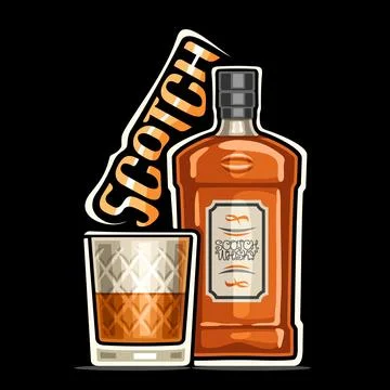 Vector logo for Scotch Stock Illustration