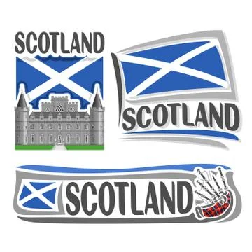 Vector logo for Scotland Stock Illustration