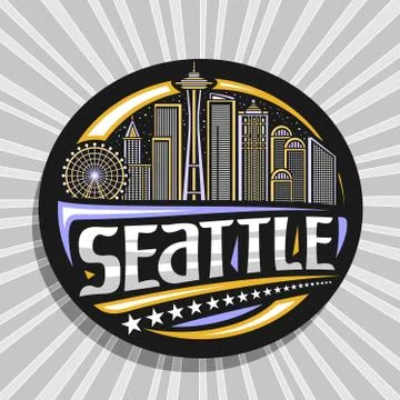 Vector logo for Seattle Stock Illustration
