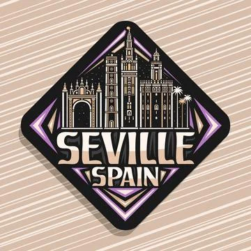 Vector logo for Seville Stock Illustration