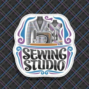 Vector logo for Sewing Studio Stock Illustration