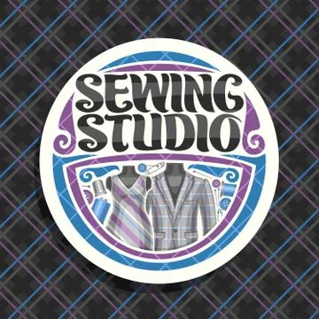 Vector logo for Sewing Studio Stock Illustration