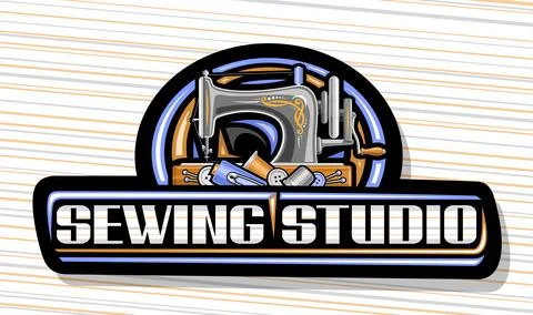 Vector logo for Sewing Studio Stock Illustration