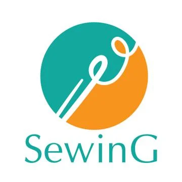 Vector logo for a sewing workshop, tailor Illustrazione stock