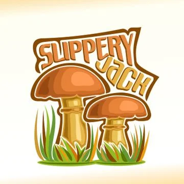 Vector logo for Slippery Jack Stock Illustration
