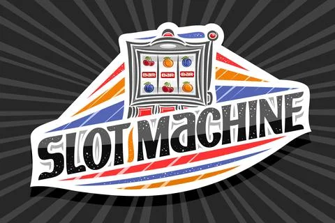 Vector logo for Slot Machine Stock Illustration