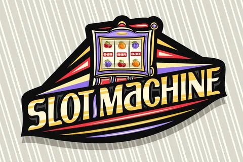 Vector logo for Slot Machine Stock Illustration