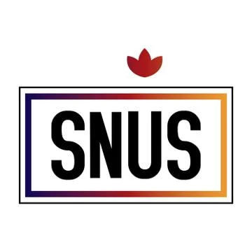 Vector logo of snuff and chewing tobacco Stock Illustration