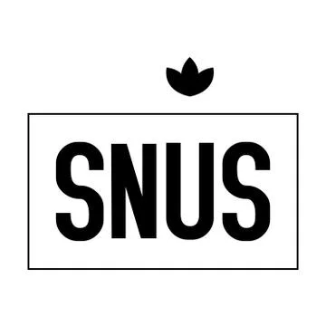 Vector logo of snuff and chewing tobacco Stock Illustration