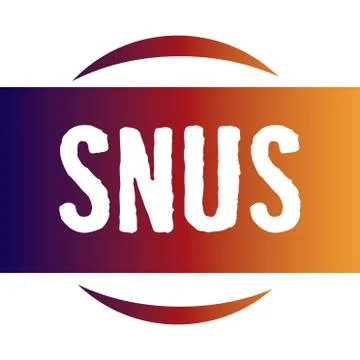 Vector logo of snuff and chewing tobacco Stock Illustration