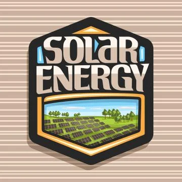 Vector logo for Solar Energy Illustrazione stock
