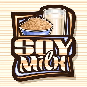 Vector logo for Soy Milk Stock Illustration
