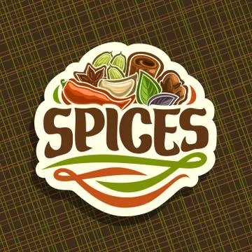 Vector logo for Spices Stock Illustration