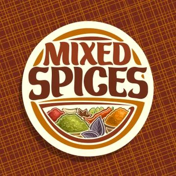 Vector logo for Spices Stock Illustration