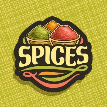 Vector logo for Spices Stock Illustration