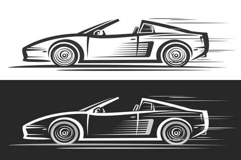 Vector logo for Sport Car Stock Illustration