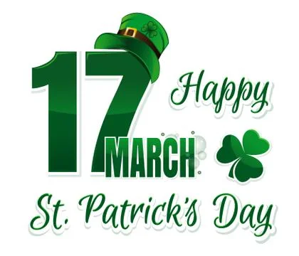 Vector logo for St. Patrick's Day Stock Illustration