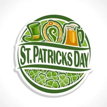 Vector logo for St. Patrick's Day Stock Illustration