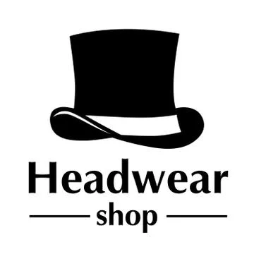 Vector logo for store hats and caps Stock Illustration