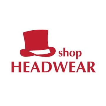 Vector logo for store hats and caps Stock Illustration