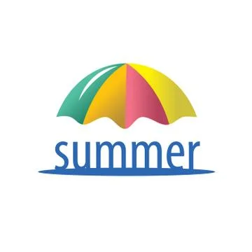 Vector logo summer Stockillustratie