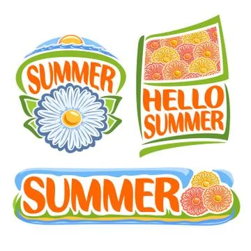 Vector logo for Summer Stock Illustration