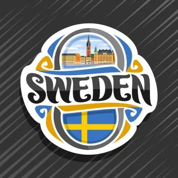 Vector logo for Sweden Stock Illustration